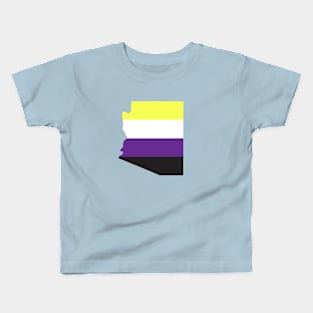 Arizona Non-Binary Pride Kids T-Shirt